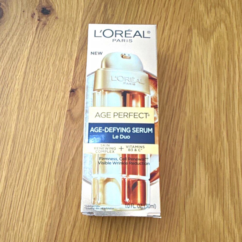 L'Oréal Paris Age Perfect Age-Defying Wrinkle Firming Face & Neck Serum 1 oz